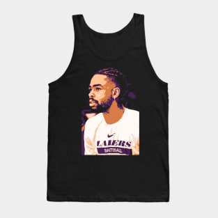 D'Angelo Russell: Basketball Star Artwork Tribute Tank Top